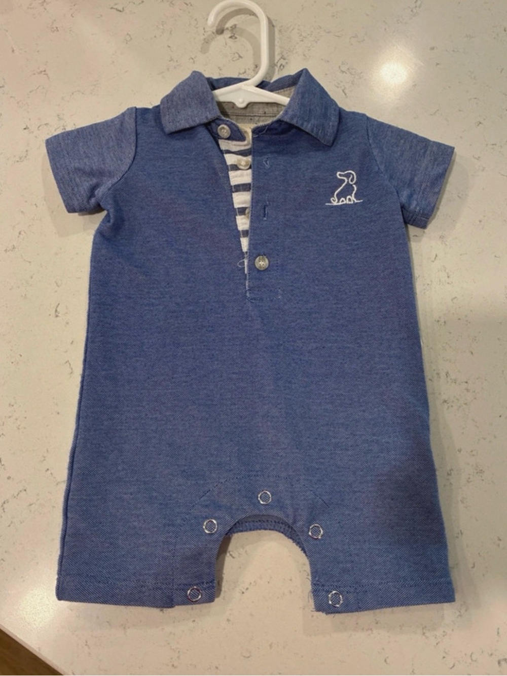 Me & Henry Blue romper